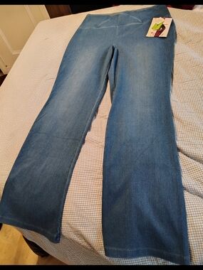 Women with Control Light Blue Flare Jeans